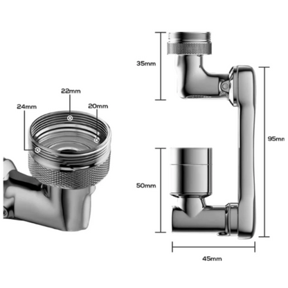 GRIFO UNIVERSAL 1080º Rosle™ (1 UNIDAD + OTRA DE REGALO 🎁)
